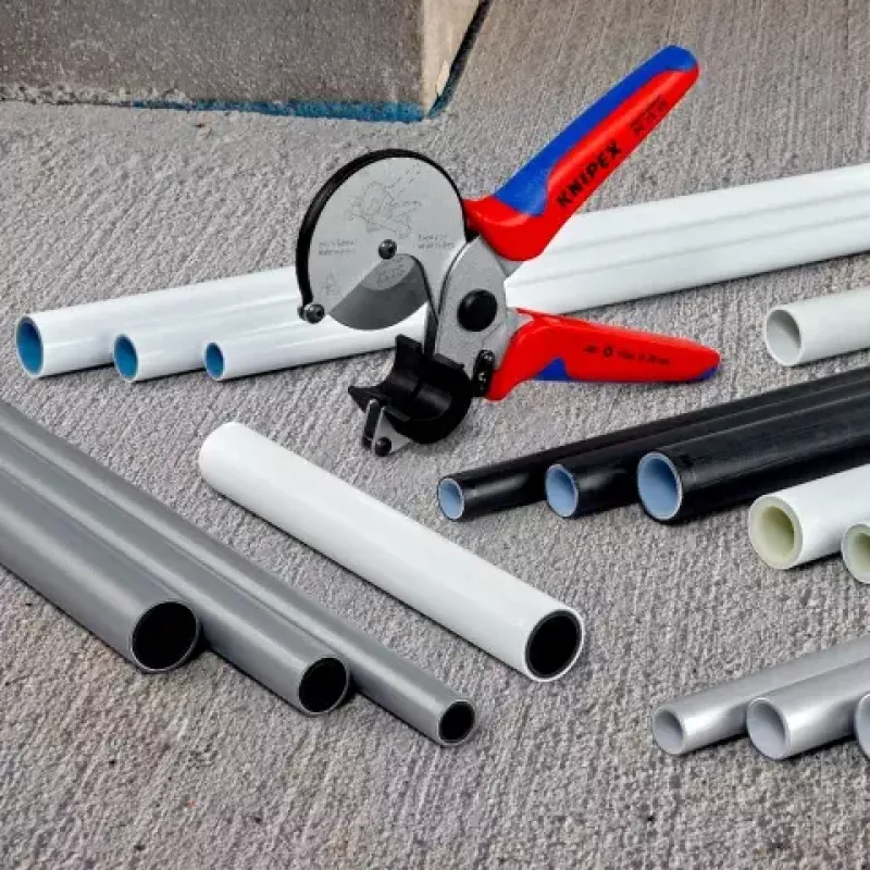 Knipex 90 25 25 torukäärid Alumiinium Must Sinine Punane 210 mm