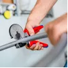Knipex 90 25 25 torukäärid Alumiinium Must Sinine Punane 210 mm