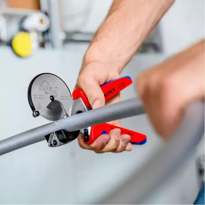 Knipex 90 25 25 torukäärid Alumiinium Must Sinine Punane 210 mm