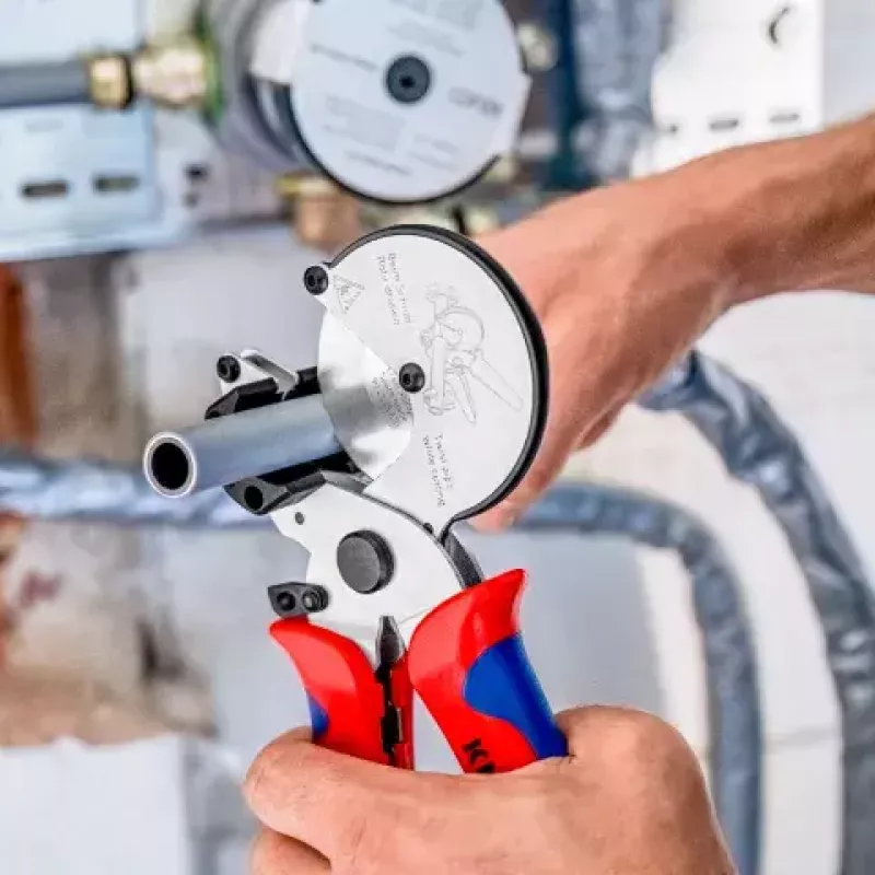 Knipex 90 25 25 torukäärid Alumiinium Must Sinine Punane 210 mm