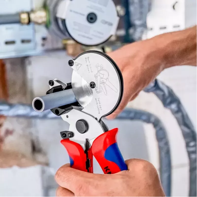 Knipex 90 25 25 torukäärid Alumiinium Must Sinine Punane 210 mm