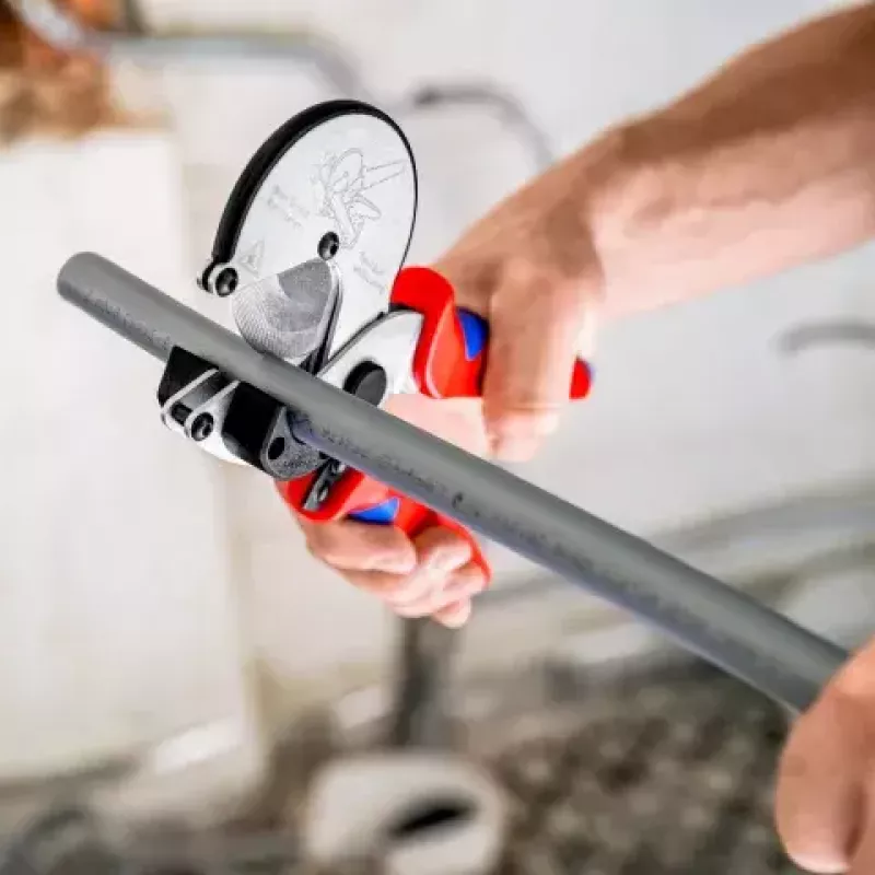 Knipex 90 25 25 torukäärid Alumiinium Must Sinine Punane 210 mm