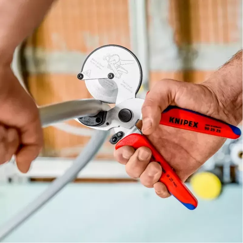 Knipex 90 25 25 torukäärid Alumiinium Must Sinine Punane 210 mm