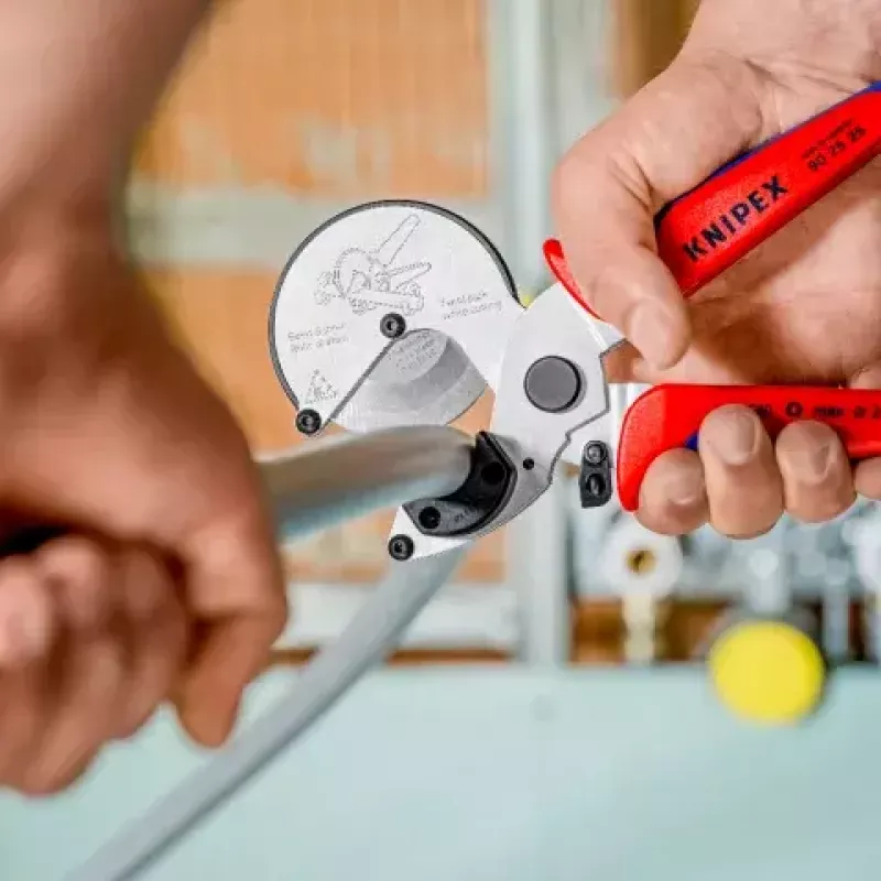 Knipex 90 25 25 torukäärid Alumiinium Must Sinine Punane 210 mm