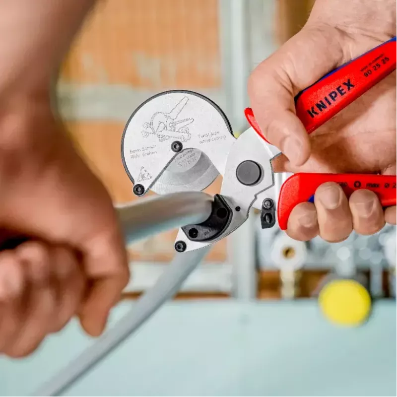 Knipex 90 25 25 torukäärid Alumiinium Must Sinine Punane 210 mm