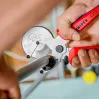 Knipex 90 25 25 torukäärid Alumiinium Must Sinine Punane 210 mm