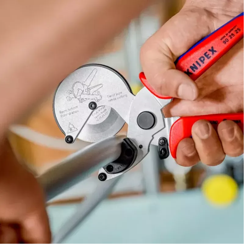 Knipex 90 25 25 torukäärid Alumiinium Must Sinine Punane 210 mm