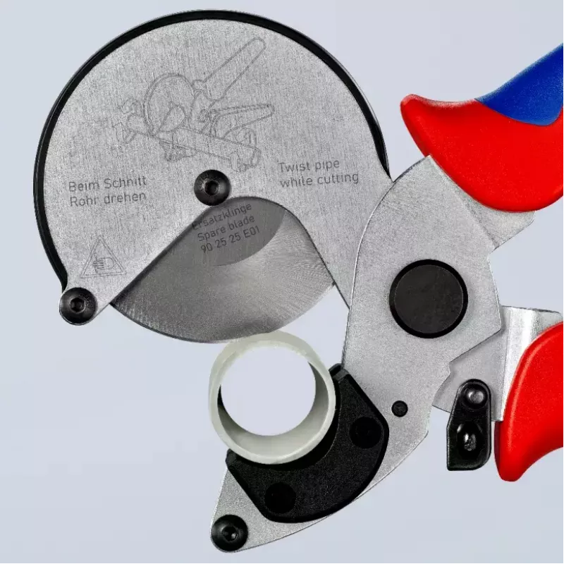 Knipex 90 25 25 torukäärid Alumiinium Must Sinine Punane 210 mm