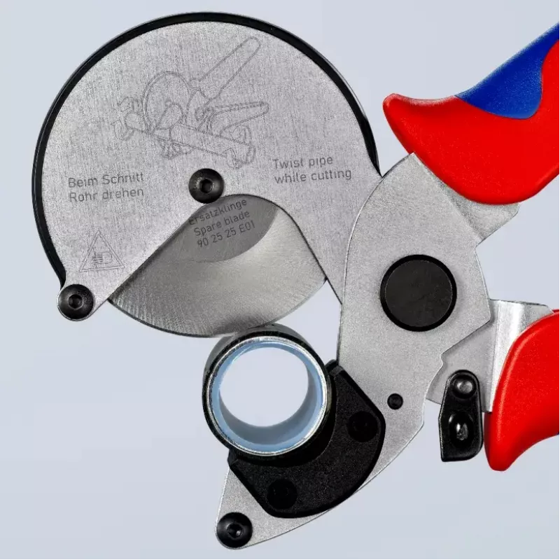 Knipex 90 25 25 torukäärid Alumiinium Must Sinine Punane 210 mm