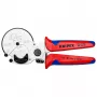 Knipex 90 25 25 torukäärid Alumiinium Must Sinine Punane 210 mm