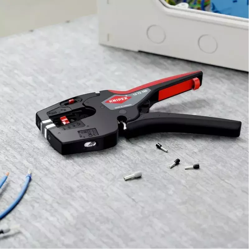 Knipex 12 72 190 tangid Teras Plastist käepide Must Punane 190mm