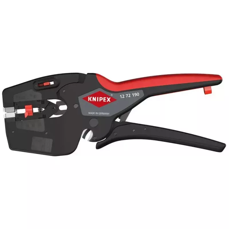 Knipex 12 72 190 tangid Teras Plastist käepide Must Punane 190mm