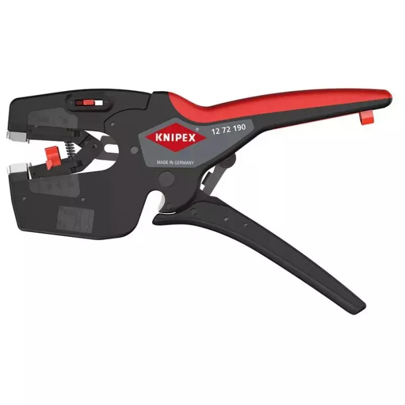 Knipex 12 72 190 tangid Teras Plastist käepide Must Punane 190mm
