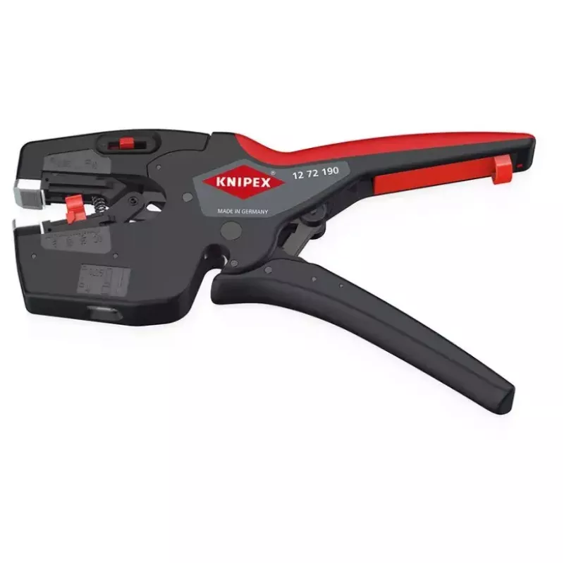 Knipex 12 72 190 tangid Teras Plastist käepide Must Punane 190mm