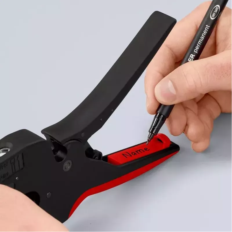 Knipex 12 72 190 tangid Teras Plastist käepide Must Punane 190mm
