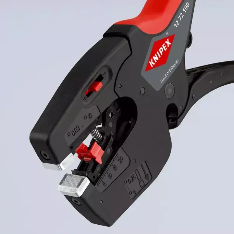 Knipex 12 72 190 tangid Teras Plastist käepide Must Punane 190mm