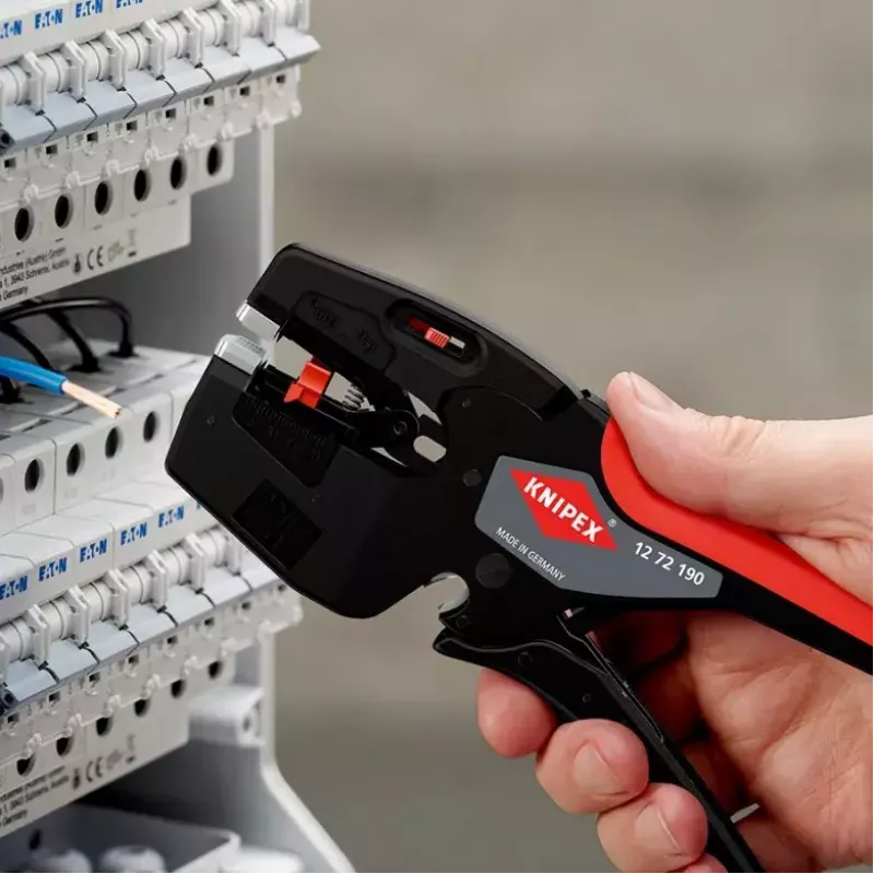 Knipex 12 72 190 tangid Teras Plastist käepide Must Punane 190mm