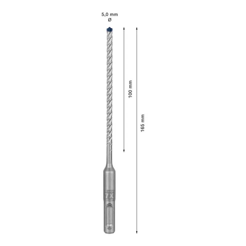 Puuritera Bosch SDS plus-7X 5mm 165mm