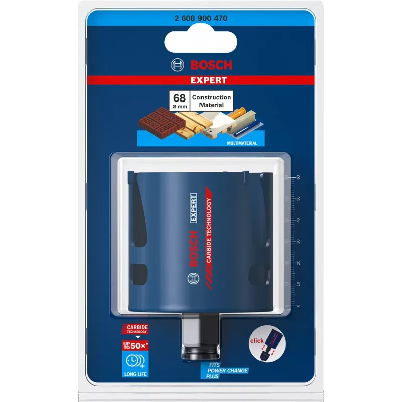 Augusae Bosch 2 608 900 470 6,8 cm tellise, plasti, pehme puidu jaoks
