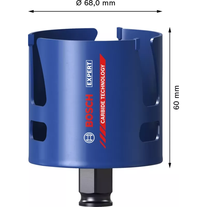 Augusae Bosch 2 608 900 470 6,8 cm tellise, plasti, pehme puidu jaoks