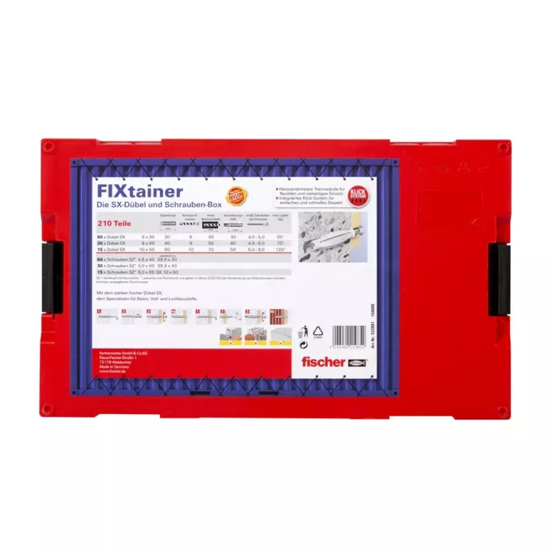 Fisher-Price FIXtainer 210 tk kruvikomplekt