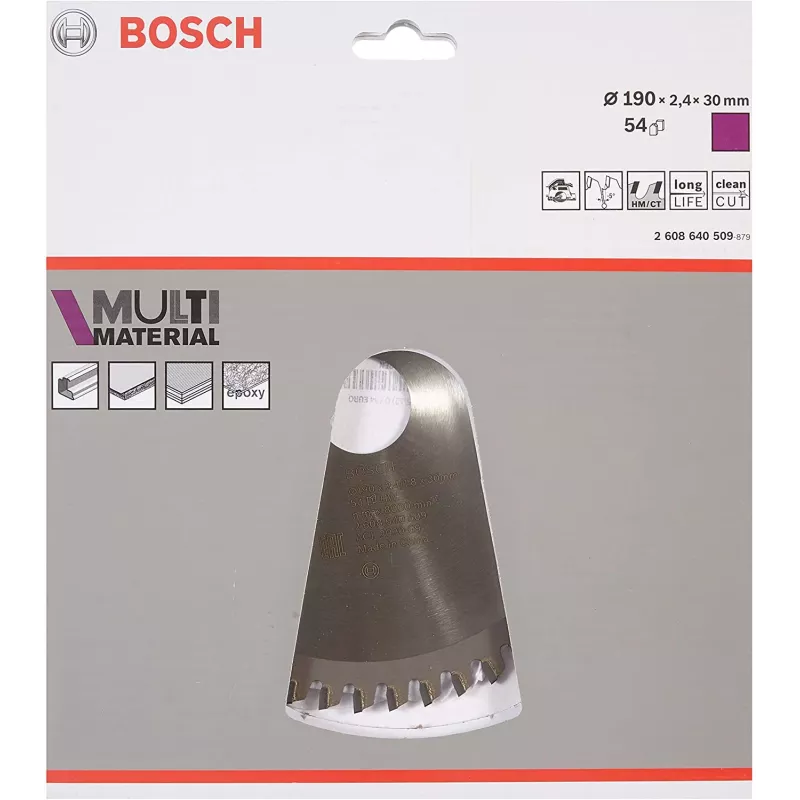 Bosch Optiline puidust ketassaelehed, puit, 19 cm, Bosch, 340 g, 1 tk