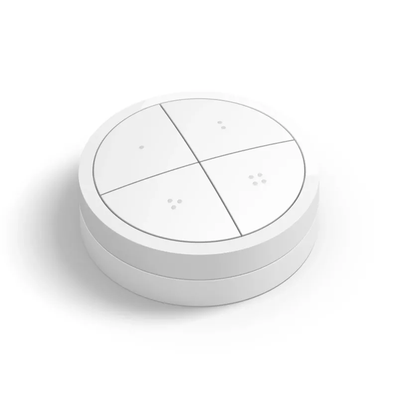 Philips Tap dial switch, juhtmevaba, valge, vabaltseisev/seinale kinnitatav, IP20, plastik, IP20