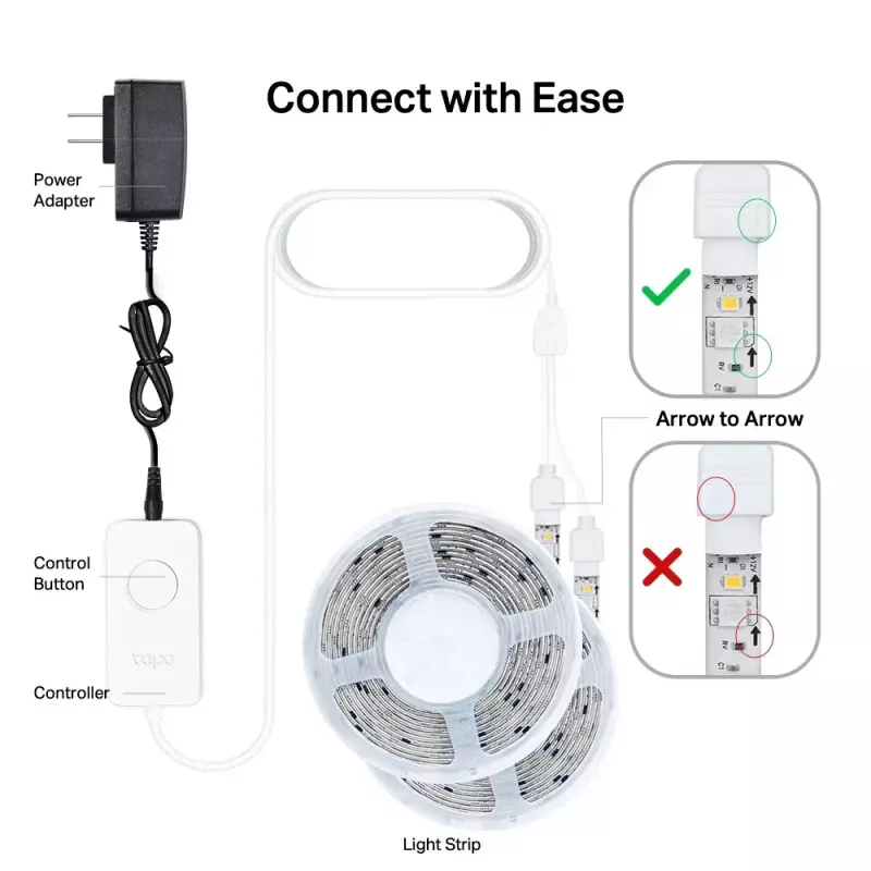 Universaalne ribavalgusti TP-Link Tapo Smart Wi-Fi Light Strip