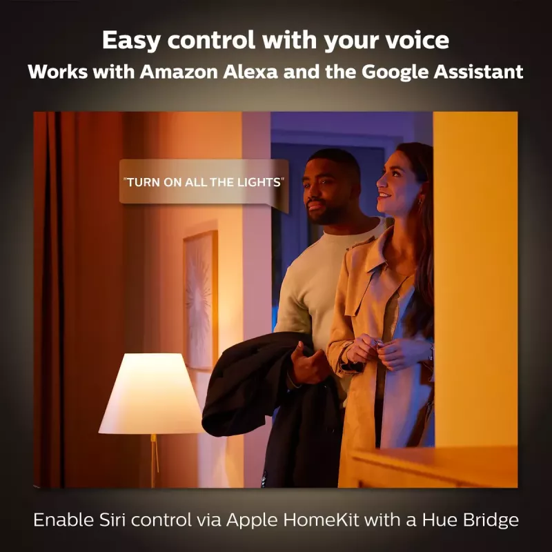 Nutikas lambipirn Philips Hue Valge and colour ambience Candle E14, Bluetooth/Zigbee, 5,3 W (2-pack)