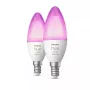 Nutikas lambipirn Philips Hue Valge and colour ambience Candle E14, Bluetooth/Zigbee, 5,3 W (2-pack)