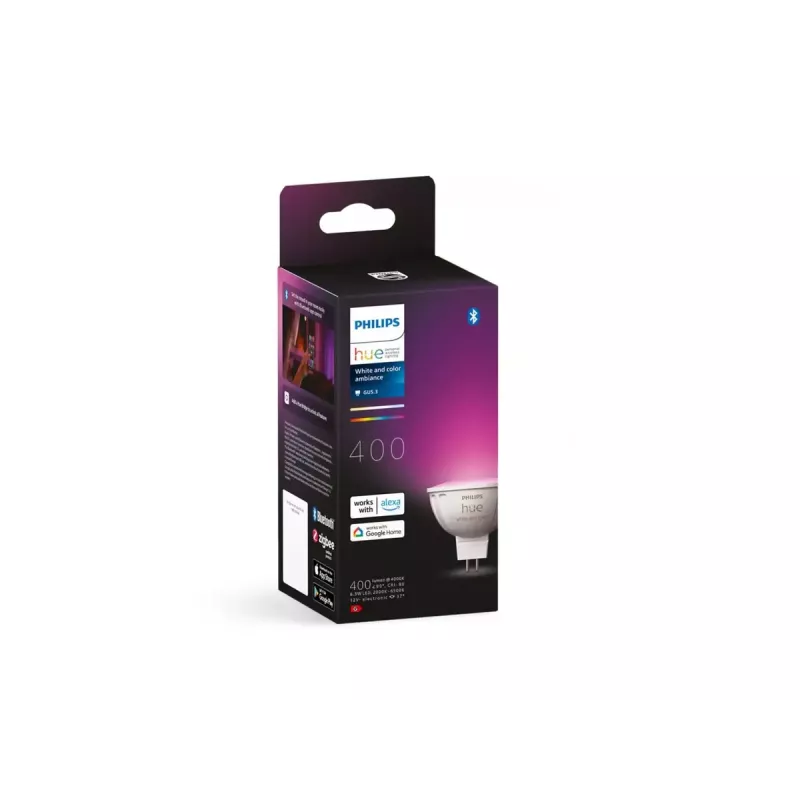 Nutikas valgustuskoht Philips Hue Valge and colour ambience MR16, GU53, 6,3 W, Bluetooth/Zigbee