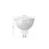 Nutikas valgustuspunkt Philips Hue Valge and colour ambience MR16, GU53, 6,3 W, Bluetooth/Zigbee
