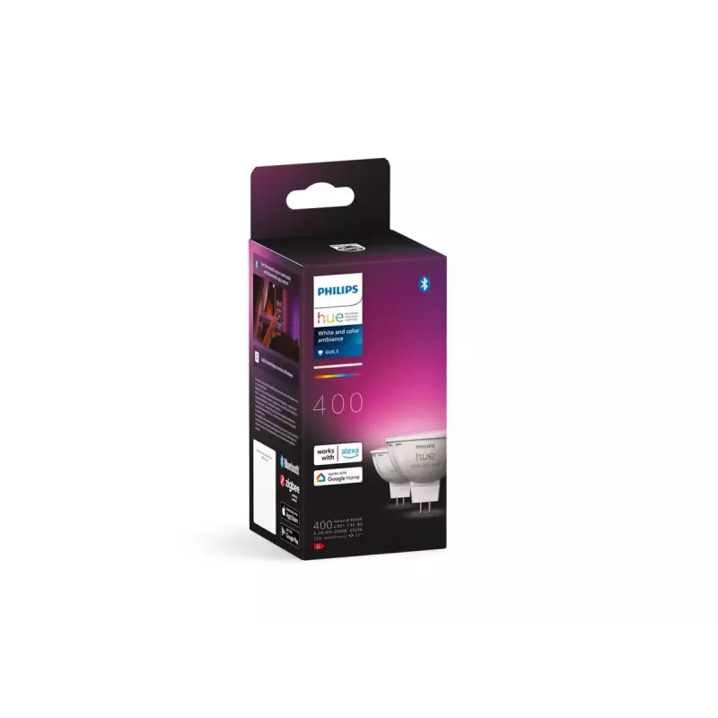 Nutikas valgustuspunkt Philips Hue Valge and colour ambience MR16, GU53, 6,3 W, Bluetooth/Zigbee