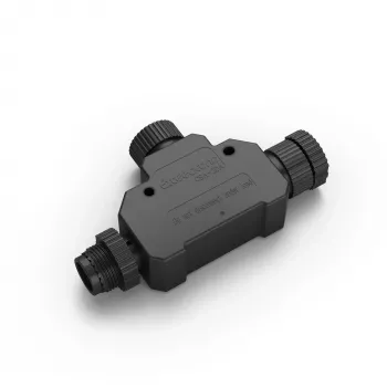 Philips T-pistik LowVolt jaoks, ühendusmoodul, must, plastik, Philips, tagahoov, eeshoov, aed, terrass, IP67