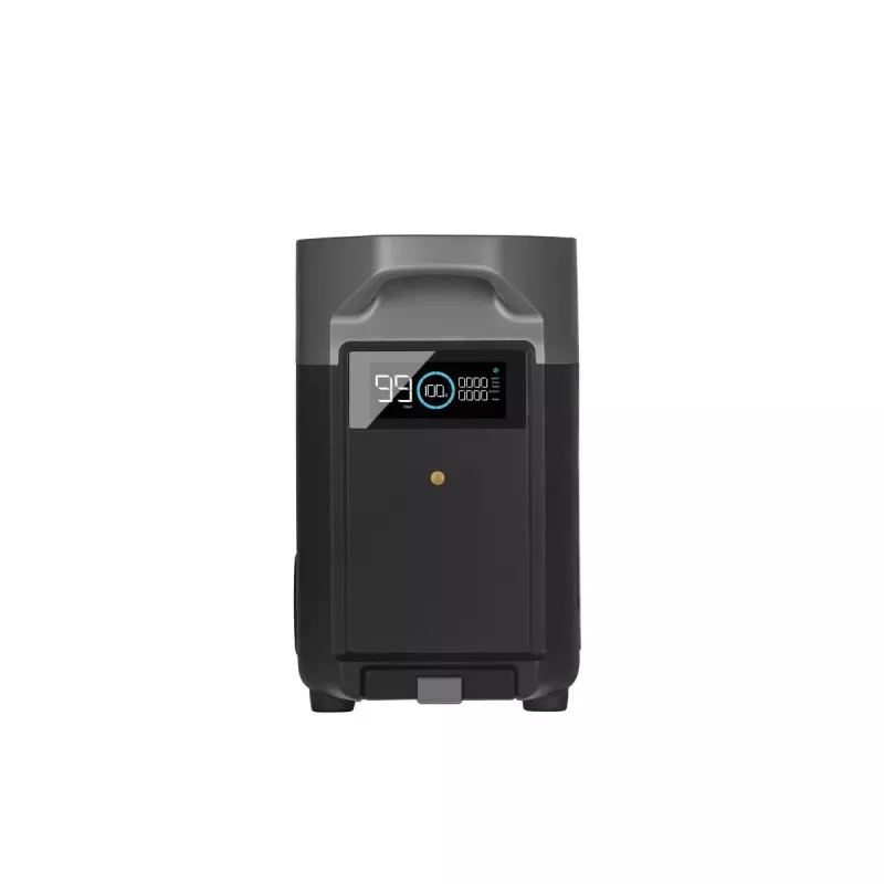 Aku 3600Wh EcoFlow DELTA Pro jaoks — 39 kg, 635×285×416 mm, must