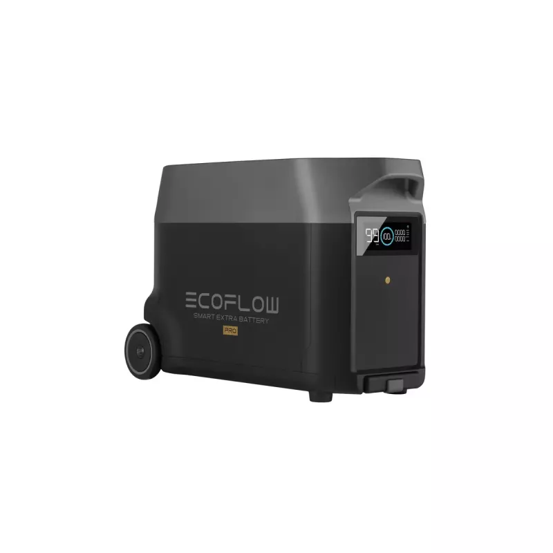 Aku 3600Wh EcoFlow DELTA Pro jaoks — 39 kg, 635×285×416 mm, must