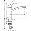 Vannitoa kraanikausi segisti Hansgrohe Focus Chrome 31806000