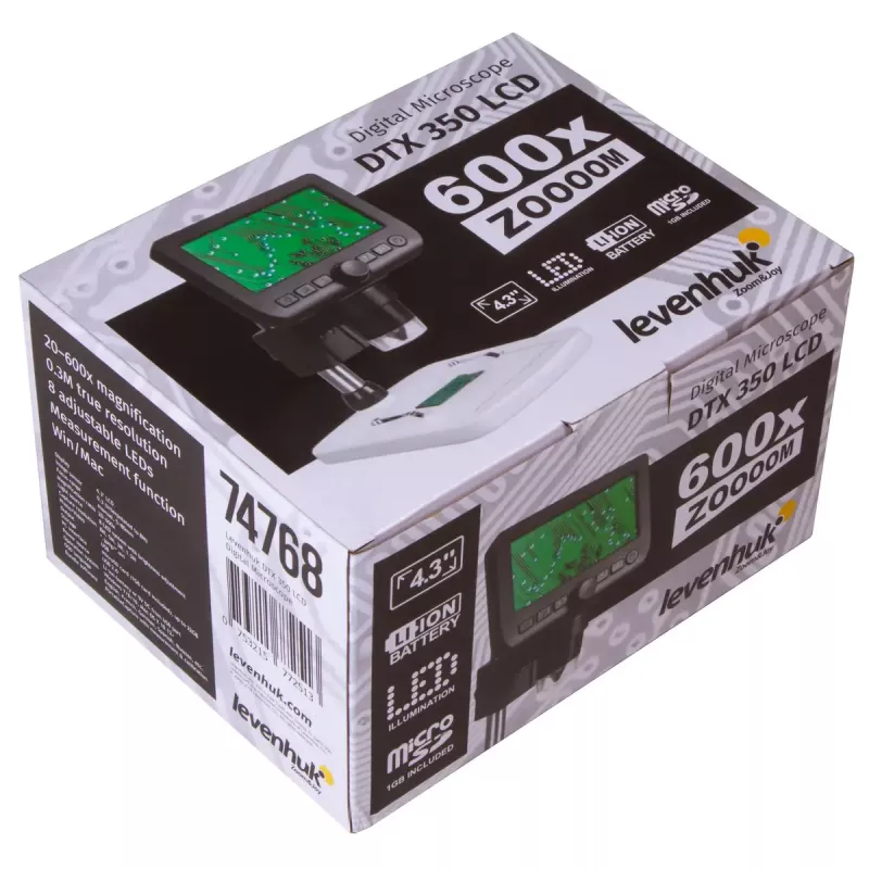 Digitaalmikroskoop Levenhuk DTX 350 LCD 600x suurendus