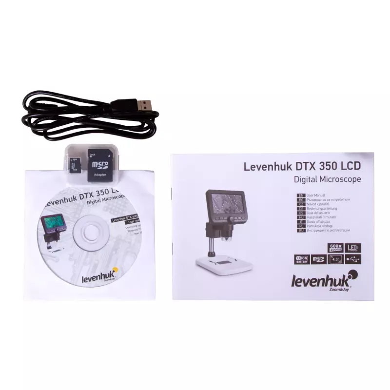 Digitaalmikroskoop Levenhuk DTX 350 LCD 600x suurendus