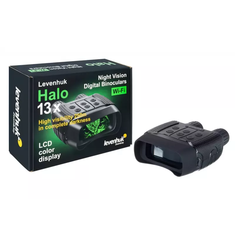 Binoklid Levenhuk Halo 13x Suurendus 13x Objektiivi läbimõõt 3,35 cm Must