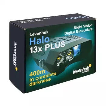 Binokkel Levenhuk Halo 13x Plus 13x Suurendus Must
