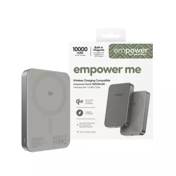 Akupank PanzerGlass empower by empower Bank 10000mAh titaanium