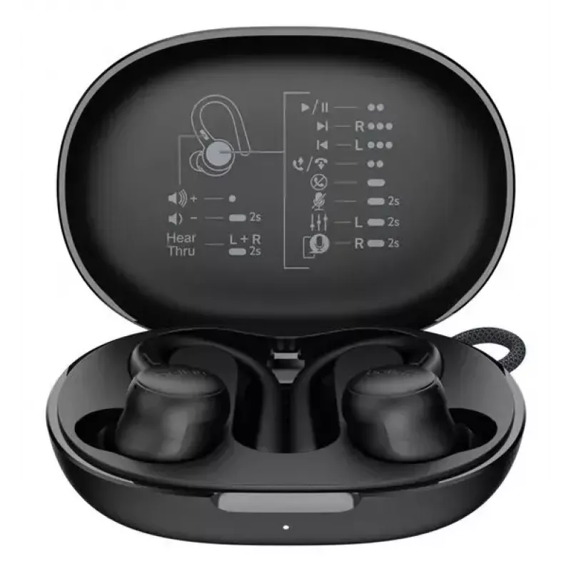 Peakomplekt Belkin SoundForm ActiveFit juhtmega juhtmevaba Bluetooth must