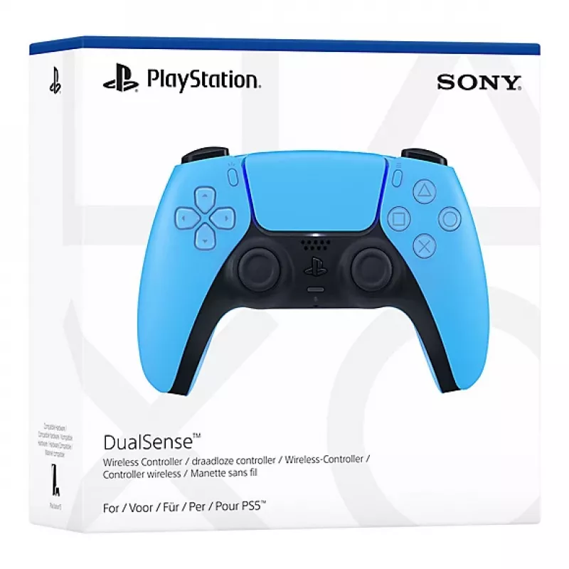 Sony DualSense V2 must, sinine Bluetooth/USB mängupult analoog / digitaalne PlayStation 5