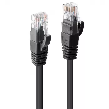 Võrgukaabel Lindy 1m Cat.6 RJ-45 U/UTP must