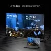 Lindy 0,5 m kiire HDMI-kaabel, must liin