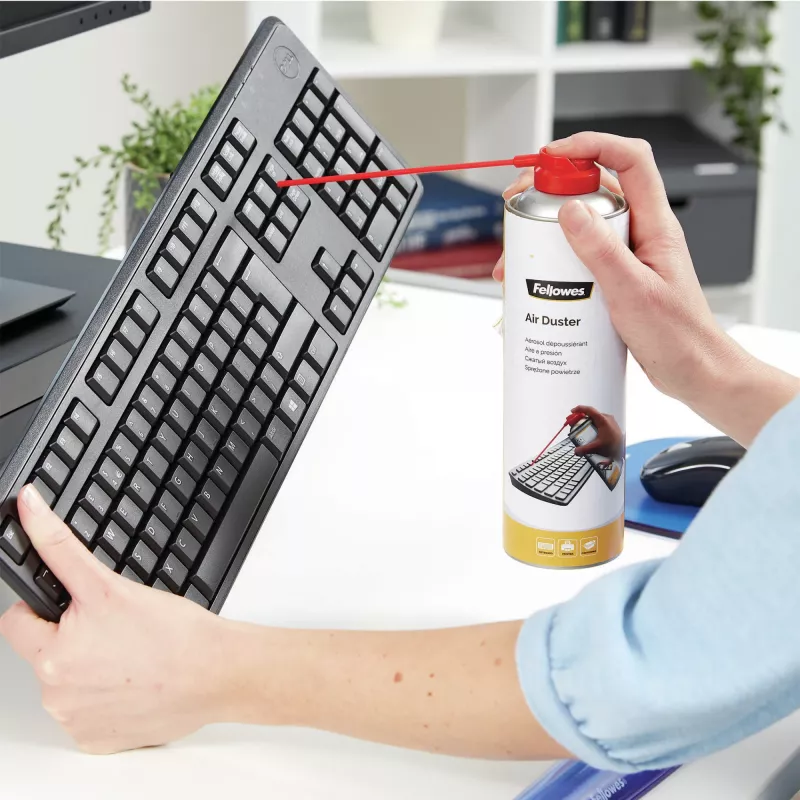 Suruõhupuhasti Fellowes HFC Free Air Duster — 0,34 kg, valge, klaviatuuridele, printeritele ja elektroonikale