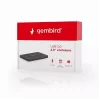 GEMBIRD EE2-U3S-3 kõvakettakorpus, 2,5-tolline SATA, 1 pesa, Micro-USB B, USB 3.2 Gen 1, kuni 2 TB, must
