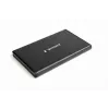 GEMBIRD EE2-U3S-3 kõvakettakorpus, 2,5-tolline SATA, 1 pesa, Micro-USB B, USB 3.2 Gen 1, kuni 2 TB, must
