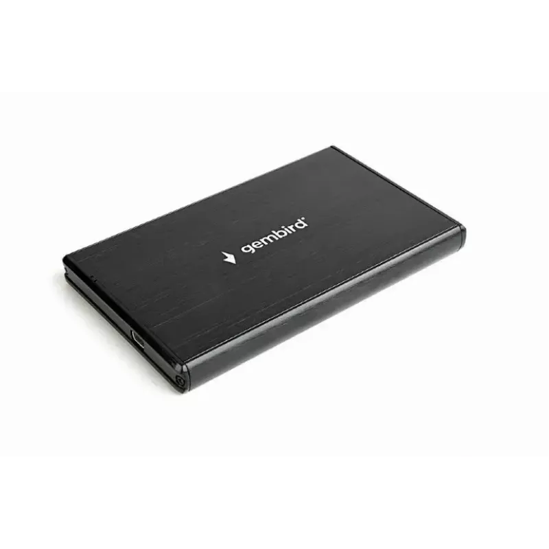 GEMBIRD EE2-U3S-3 kõvakettakorpus, 2,5-tolline SATA, 1 pesa, Micro-USB B, USB 3.2 Gen 1, kuni 2 TB, must